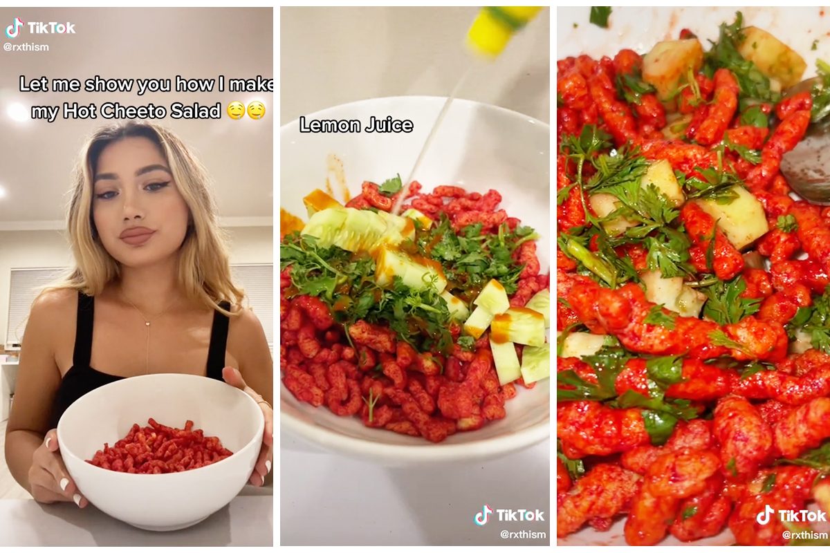 This Is the Flamin’ Hot Cheeto Salad That’s All Over TikTok Right Now