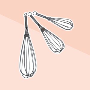 Mainstays Chrome Whisk Set