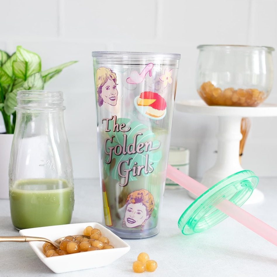 The Golden Girls Carnival Cup With Lid And Straw