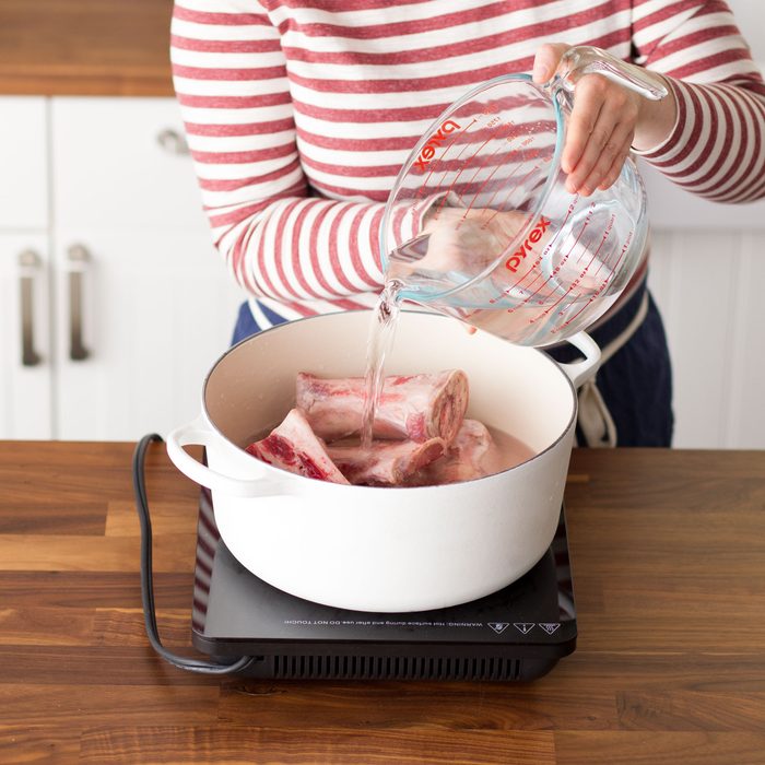 boil the bones for bone broth