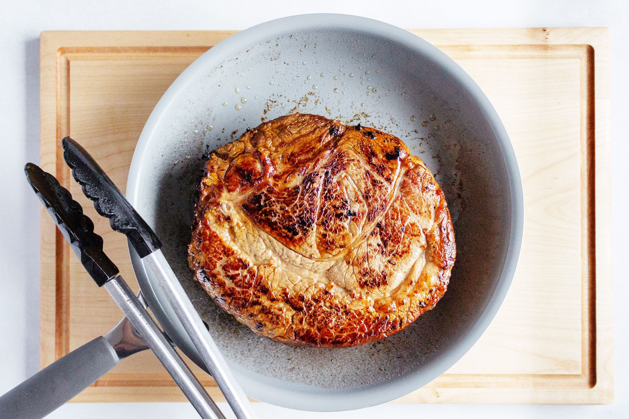 Dr Pepper Pot Roast sear the meat