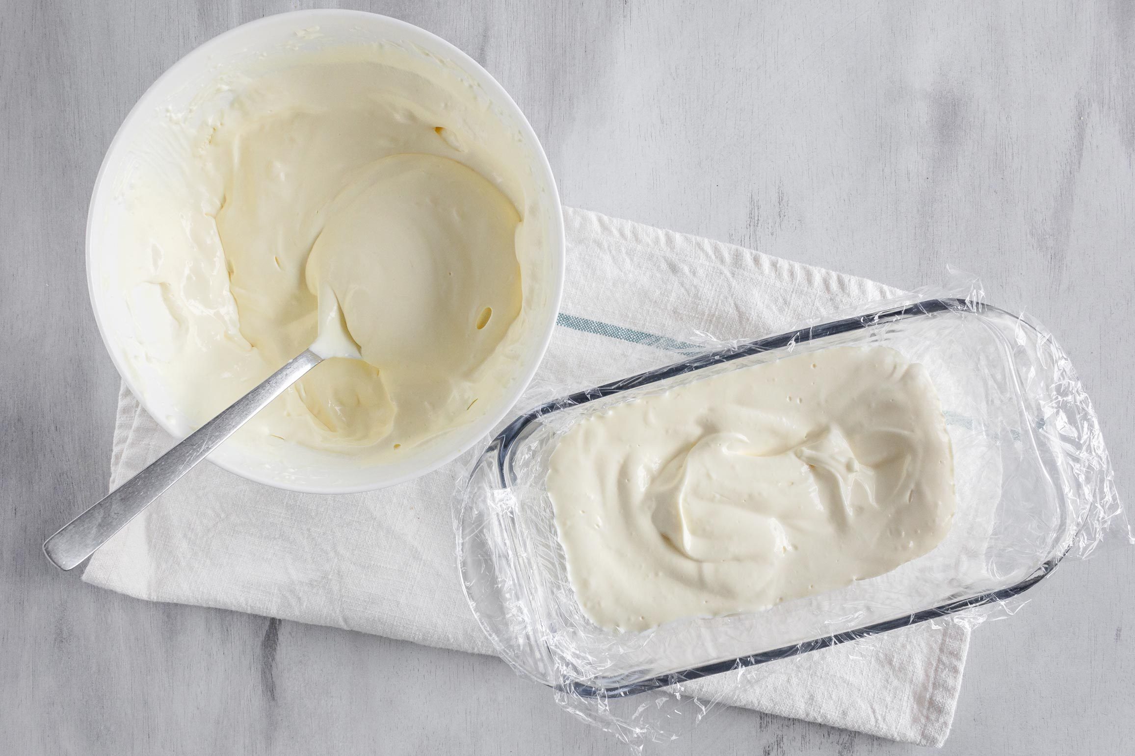 Jello Frozen Pudding Dessert from 1968 Step 4: Make the pudding layers and freeze