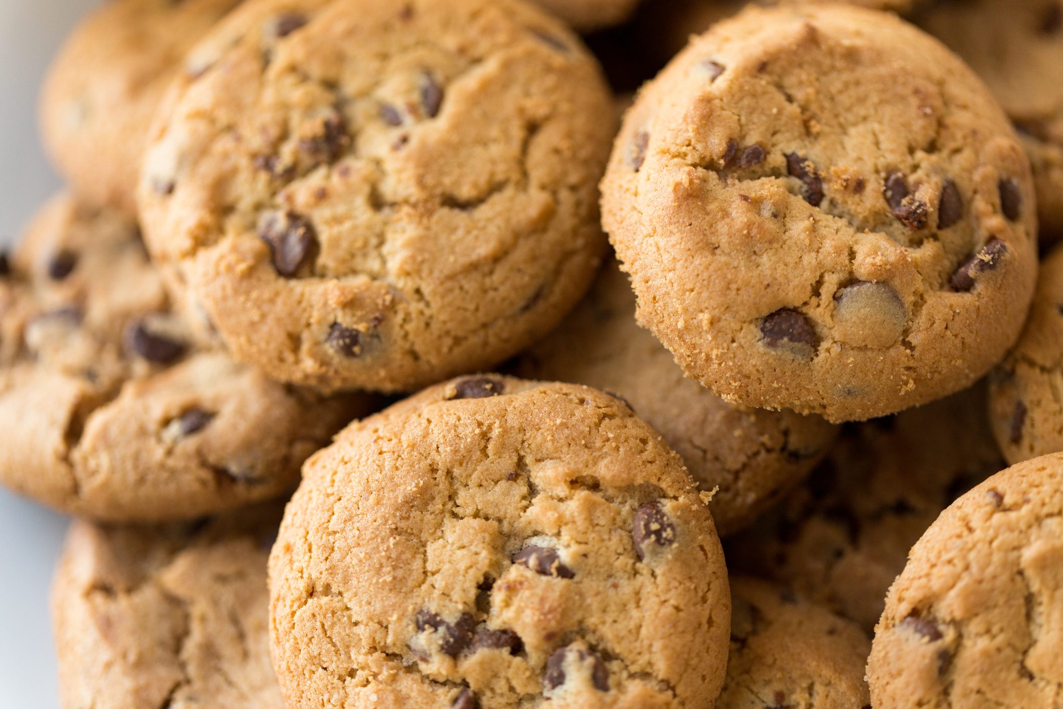 close up of oatmeal cookies on plate