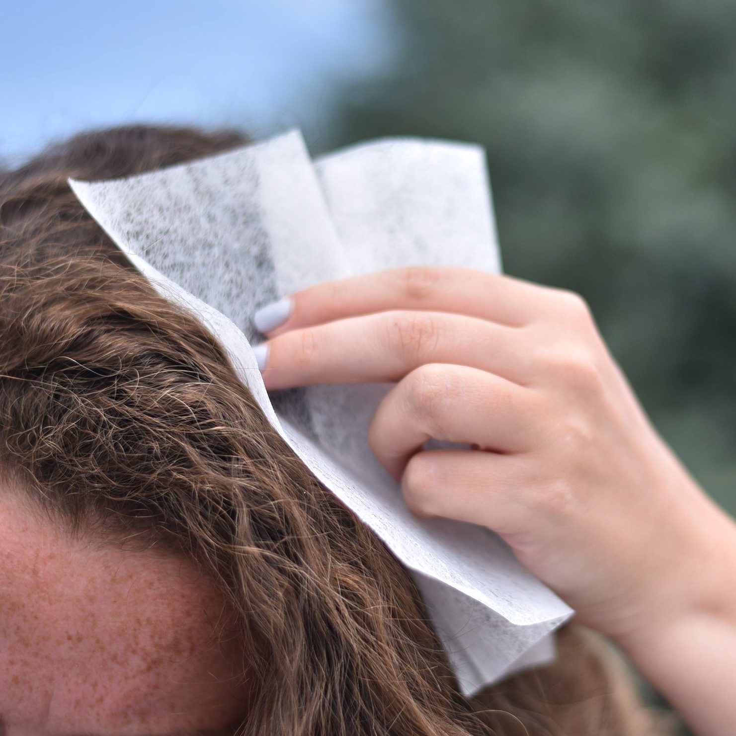 Static Hair Dryer Sheet Ad