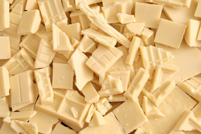 White chocolate chunks