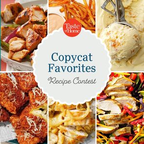 Copycat Favorites Recipe Contest Winners