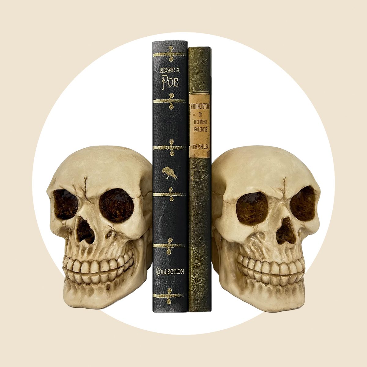 Skull Bookends