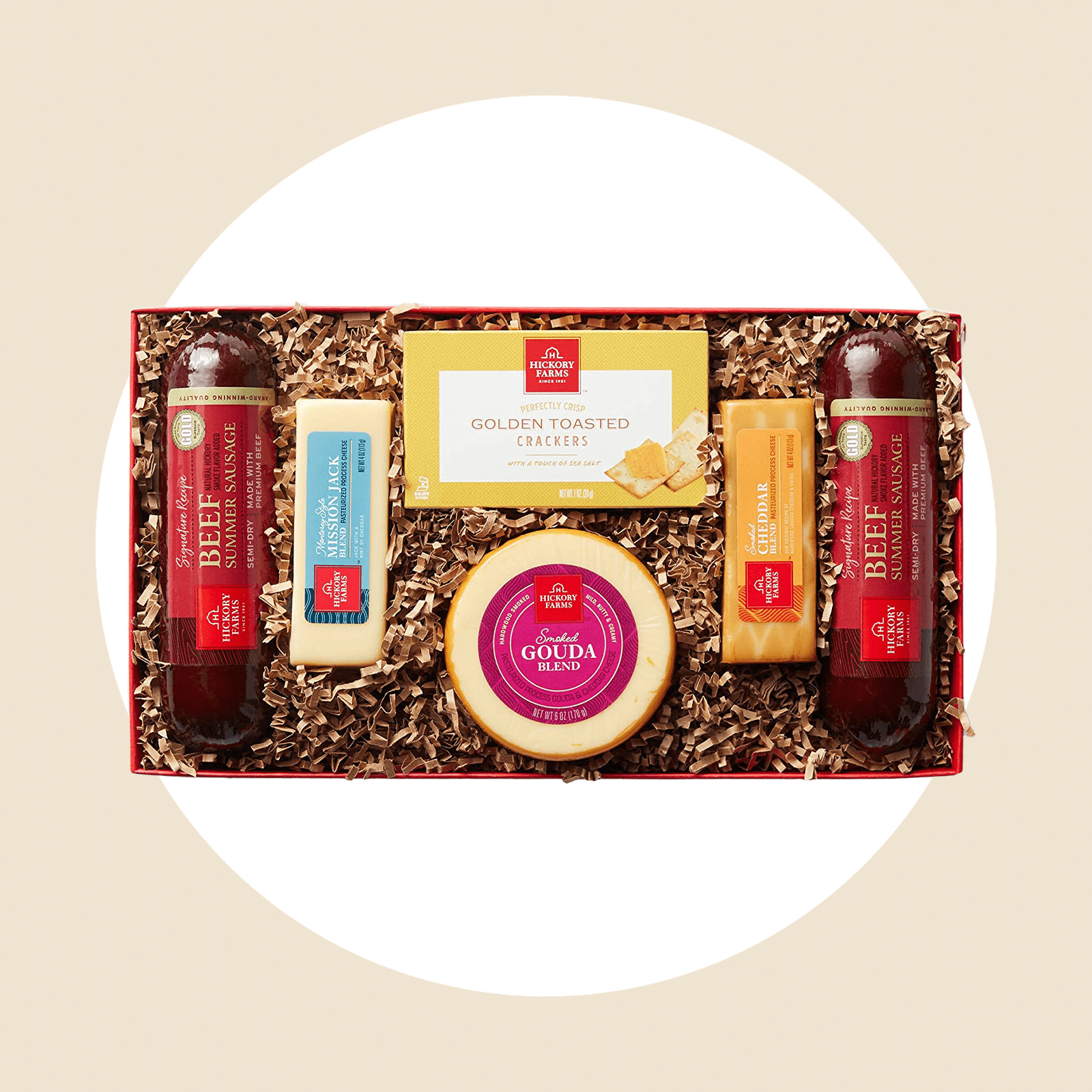 Hickory Farms Beef Summer Sausage And Cheese