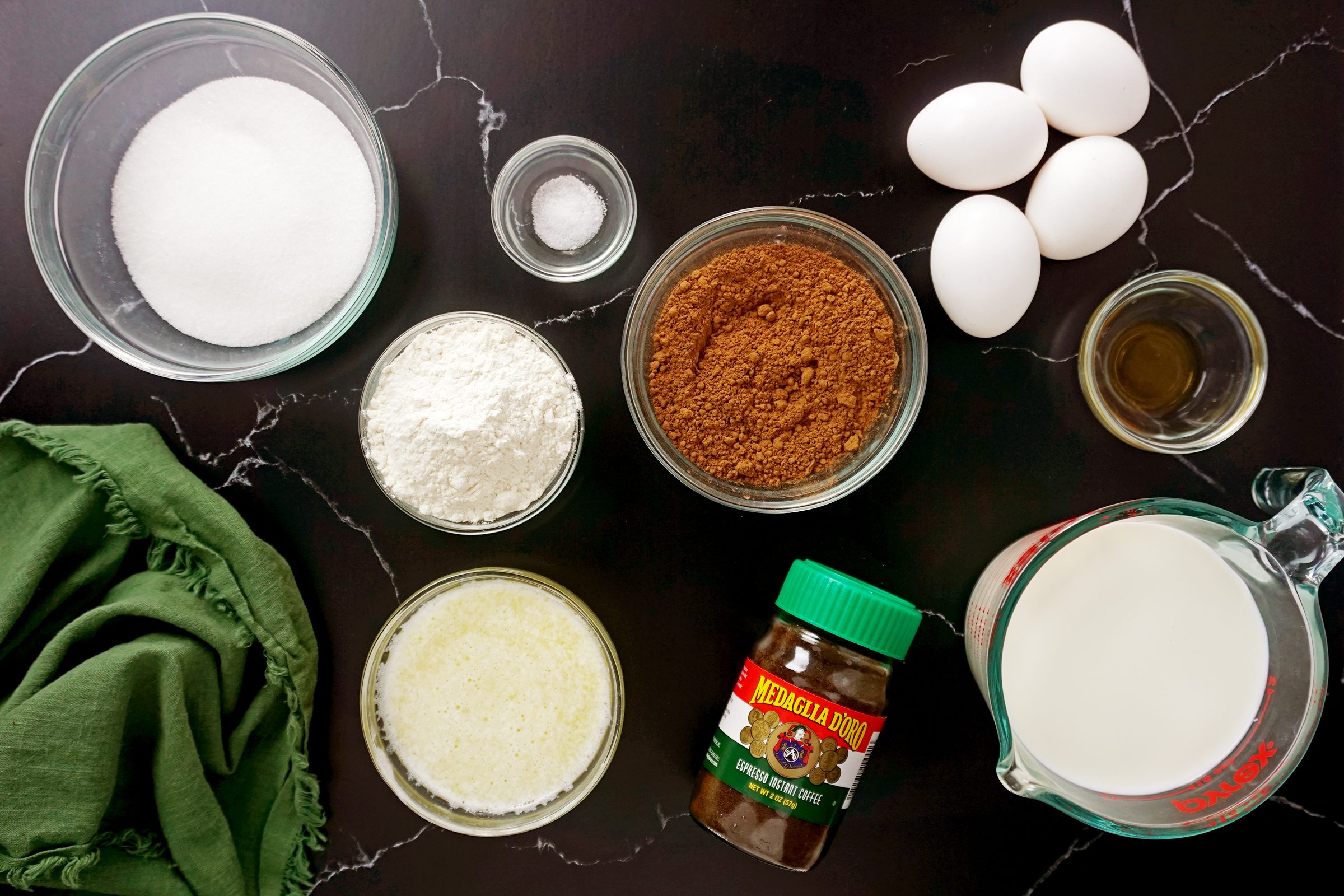 Chocolate Magic Cake ingredients