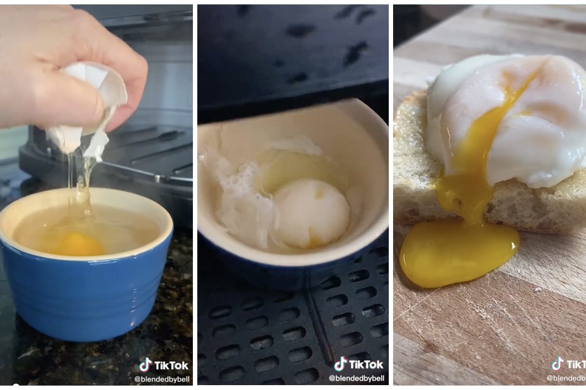 Tiktok Trio Poached Egg Air Fryer