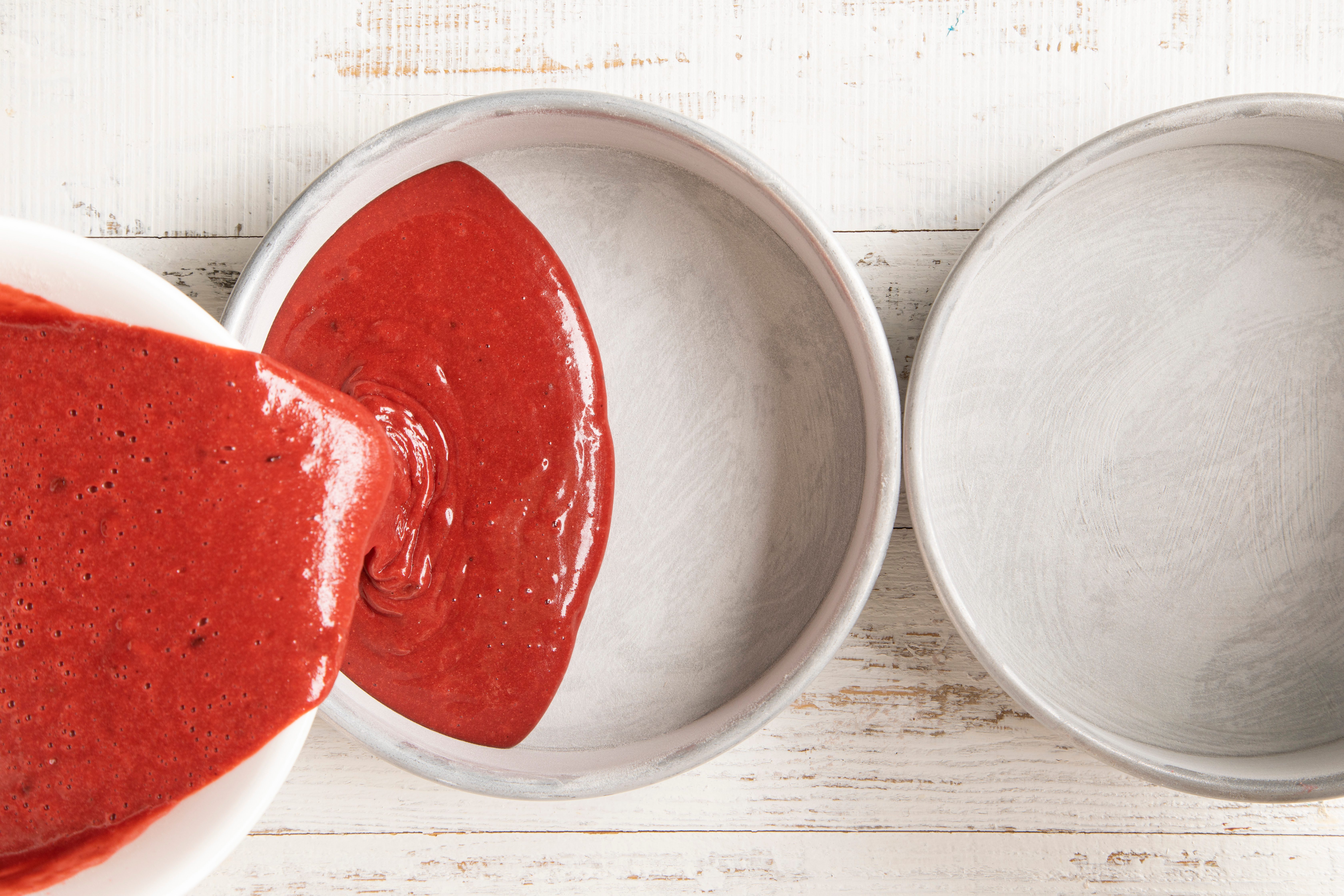 how to make a gluten free red velvet cake step 4