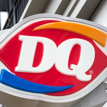 Dairy Queen Signage or DQ: international frozen products...
