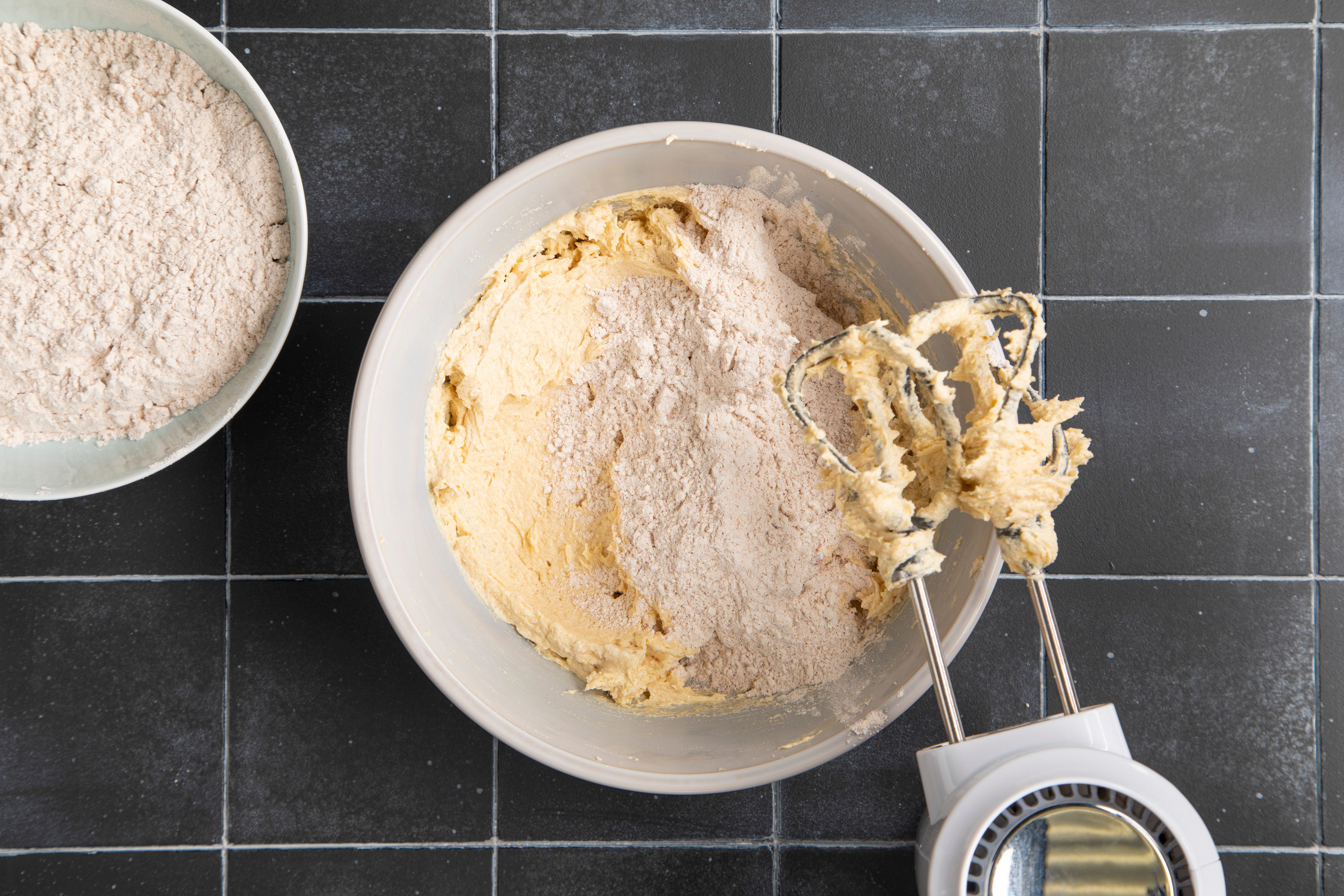 gradually mix together