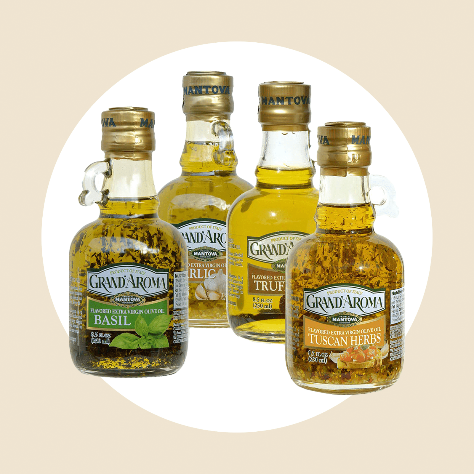 Mantova Grandaroma Flavored Extra Virgin Olive Oil Ecomm Via Amazon.com