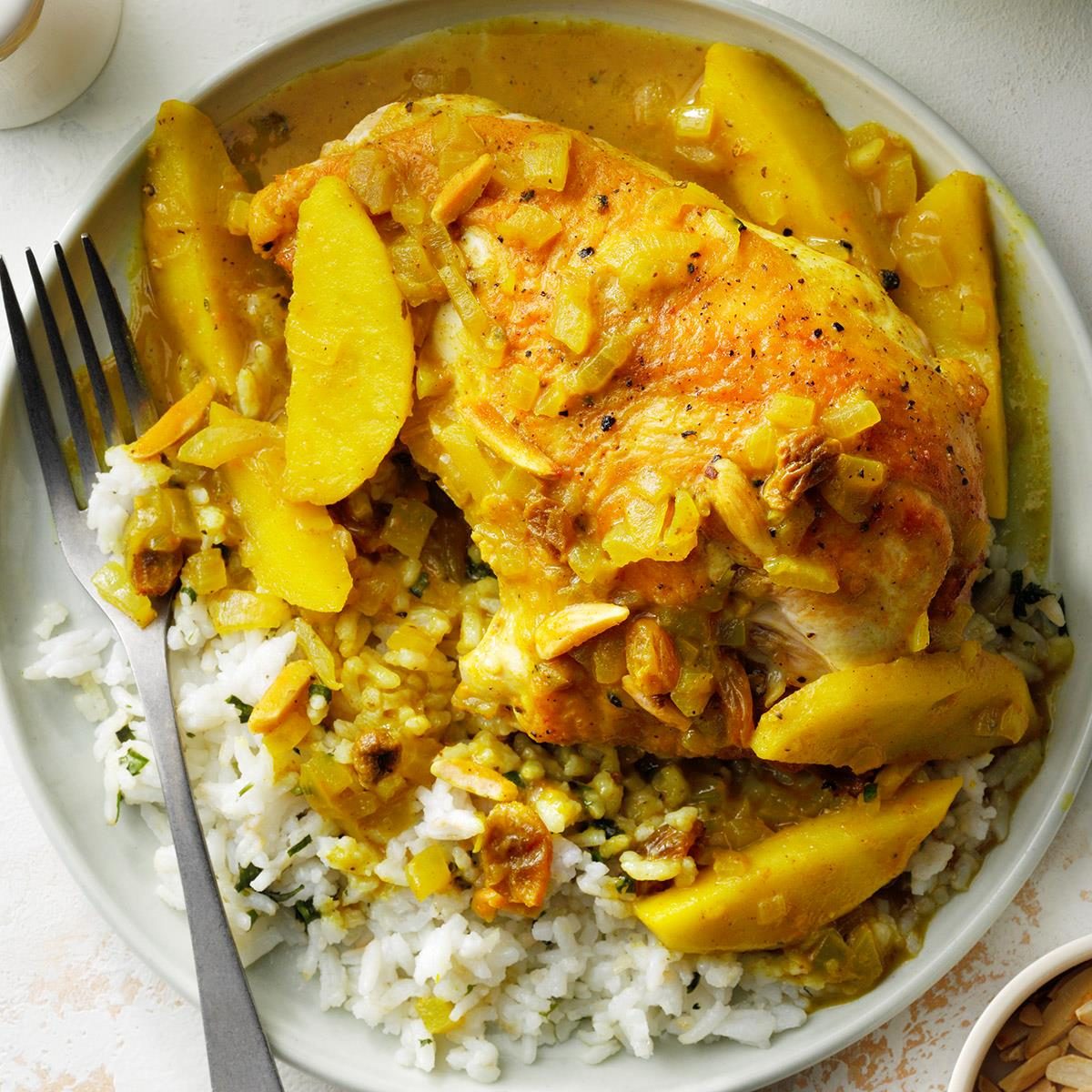 Mighty Nice Curried Chicken with Rice
