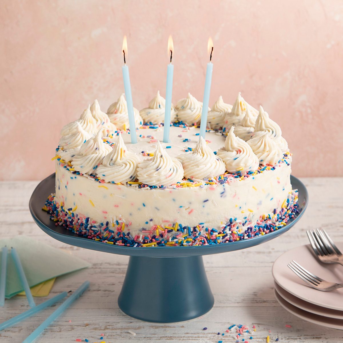 Vanilla birthday cake