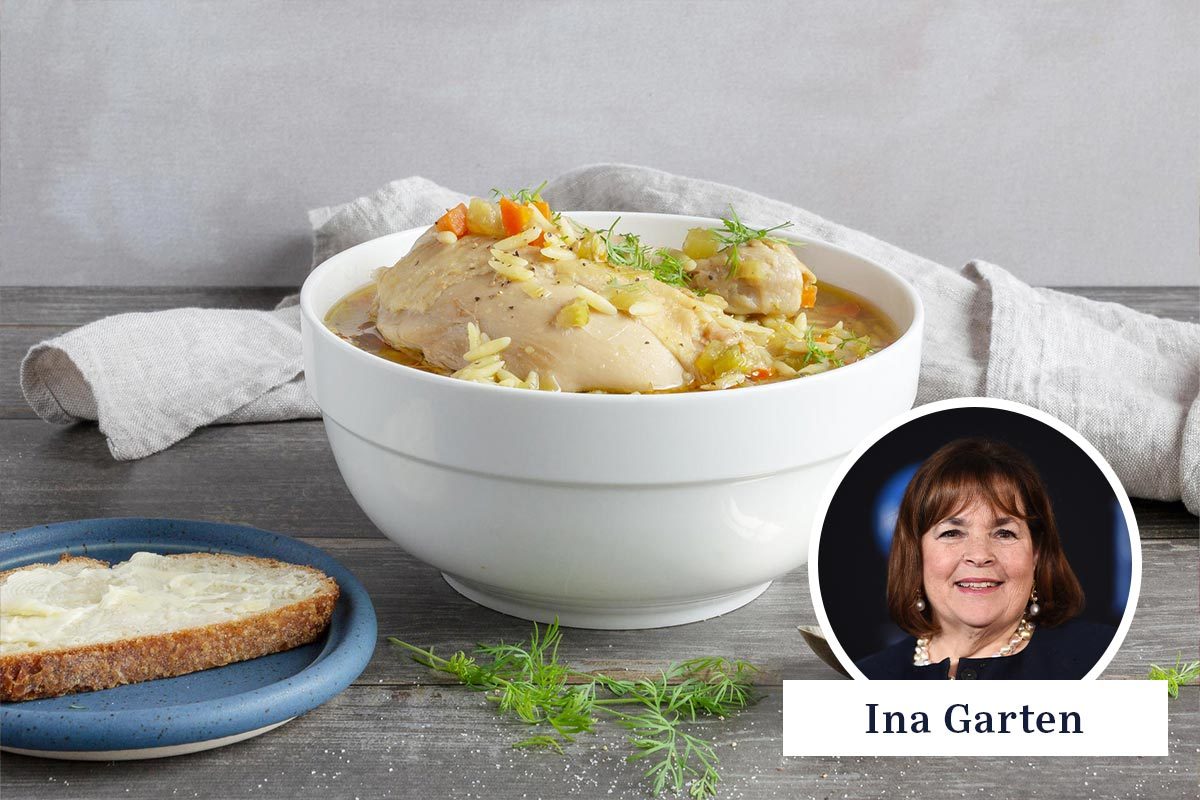 Chicken In A Pot With Orzo