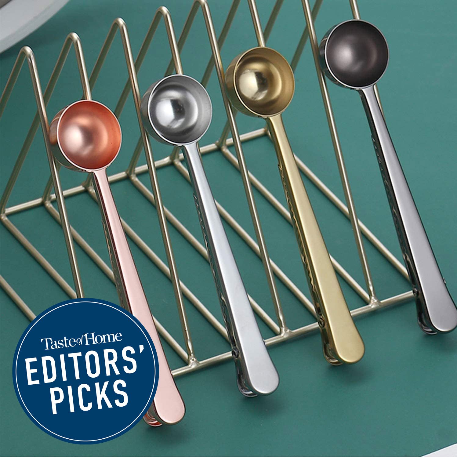 This Genius Coffee Scoop Doubles as a Coffee Bag Clip