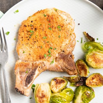 Oven Baked Bone In Pork Chops