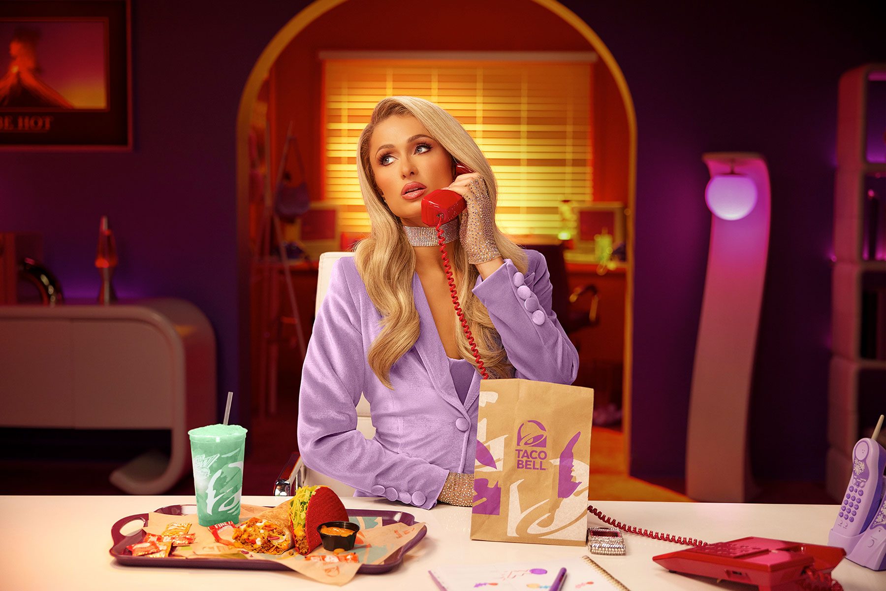 Taco Bell Hot Line Paris Hilton Landline 1 Courtesy Taco Bell 