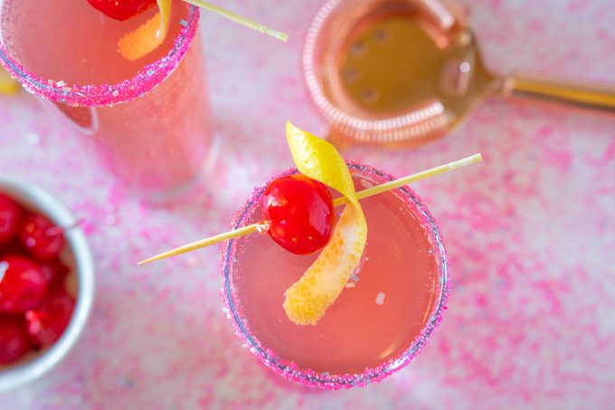 Barbie Cocktail Overhead Molly Allen For Taste Of Home