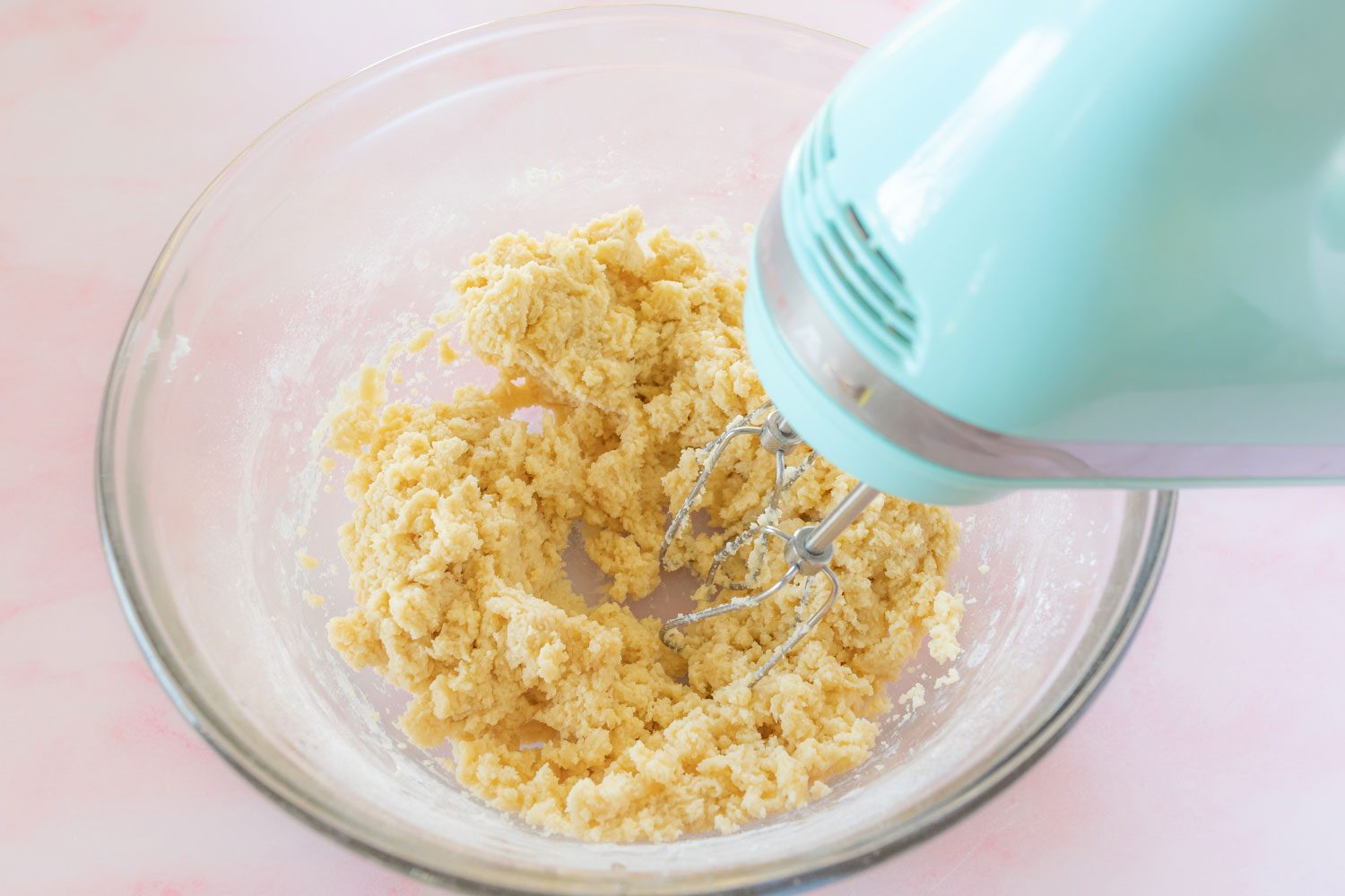 Combining Dry Ingredients Utah Pink Cookies Molly Allen For Taste Of Home