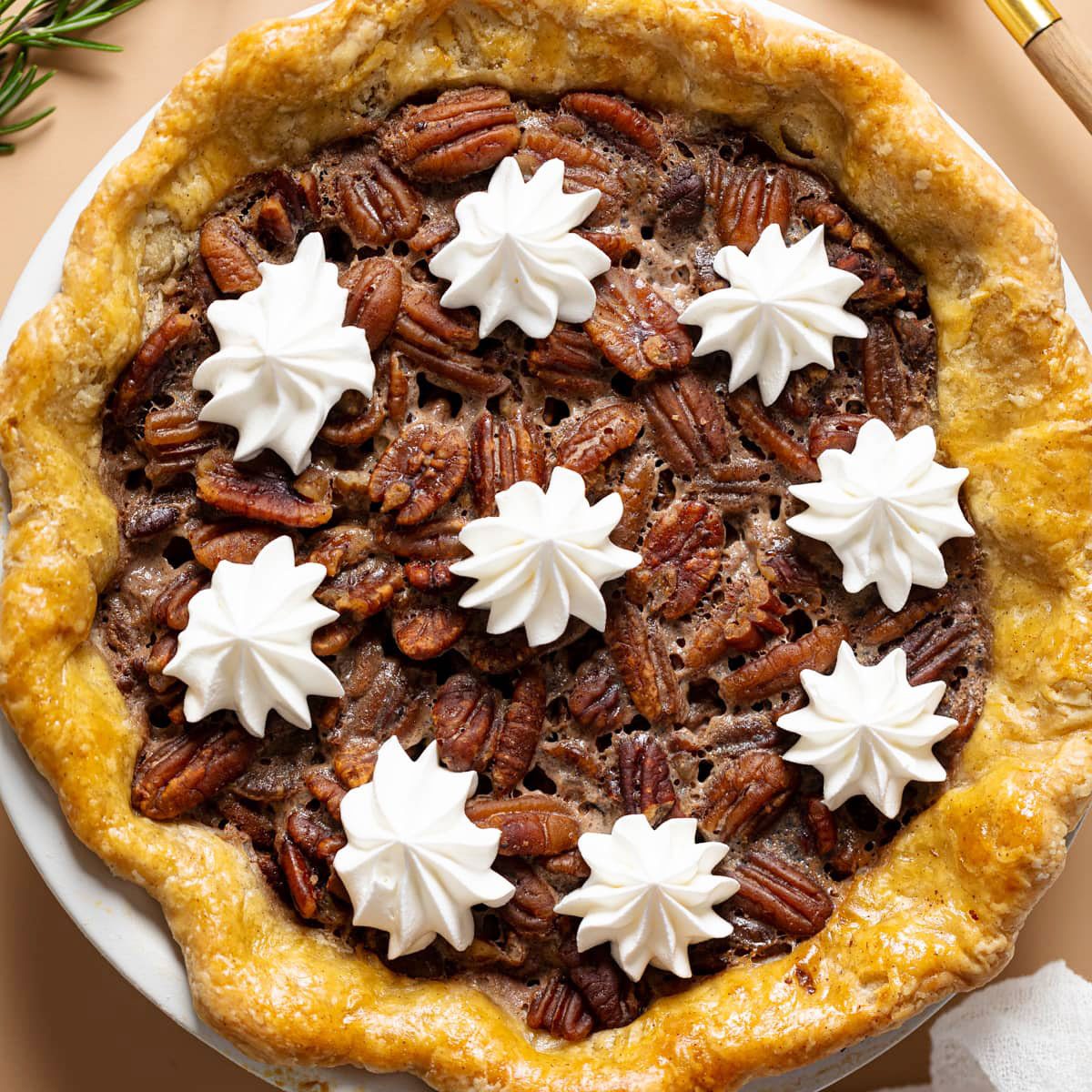 Vegan Southern Bourbon Pecan Pie