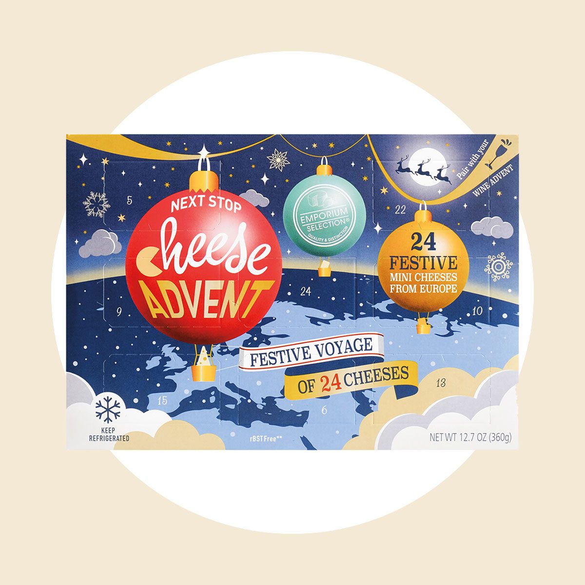 Emporium Selection Cheese Advent Calendar Courtesy Aldi