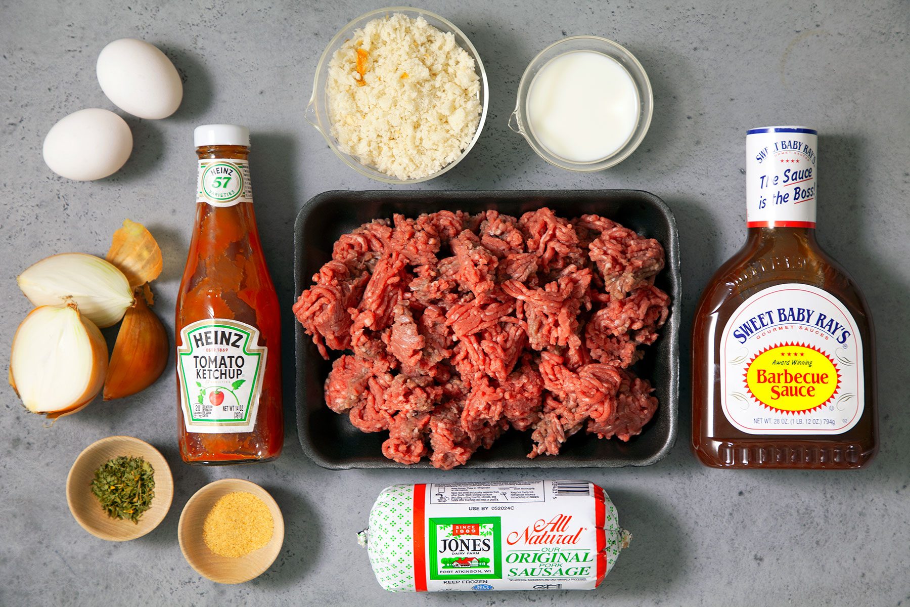 Instant Pot Meat Loaf Ingredients