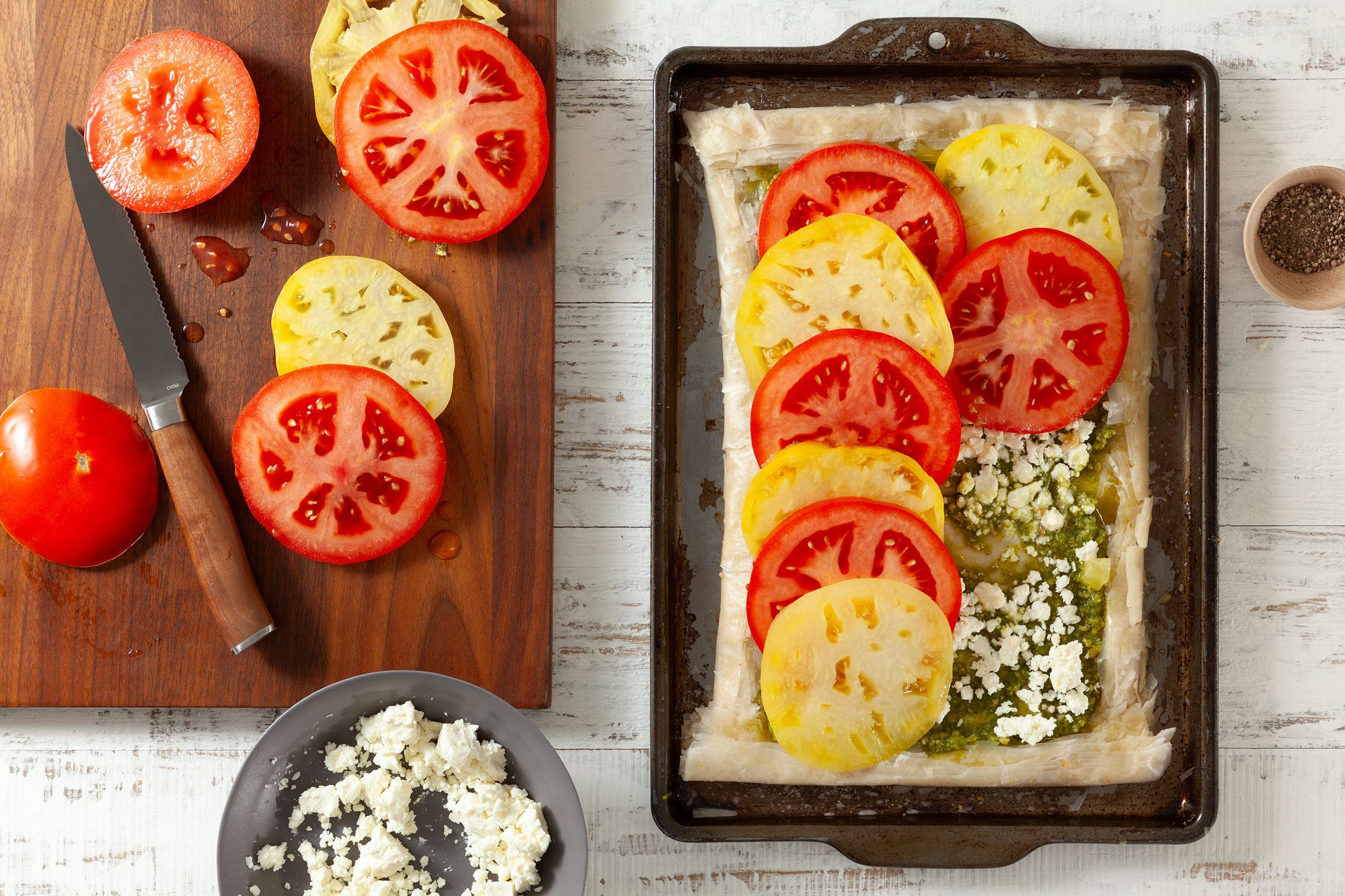 Tomato Tart ingredients