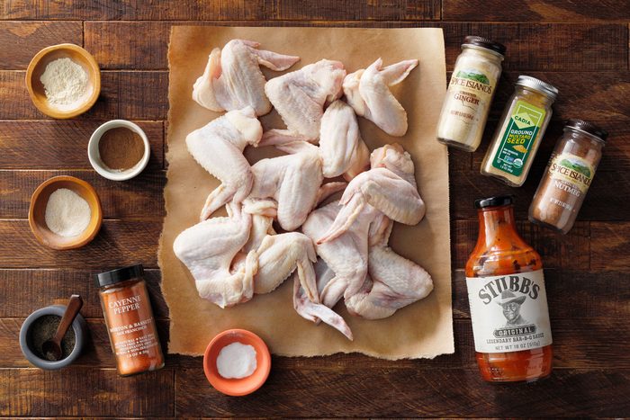 Ingredients for the Air Fryer Chicken Wings