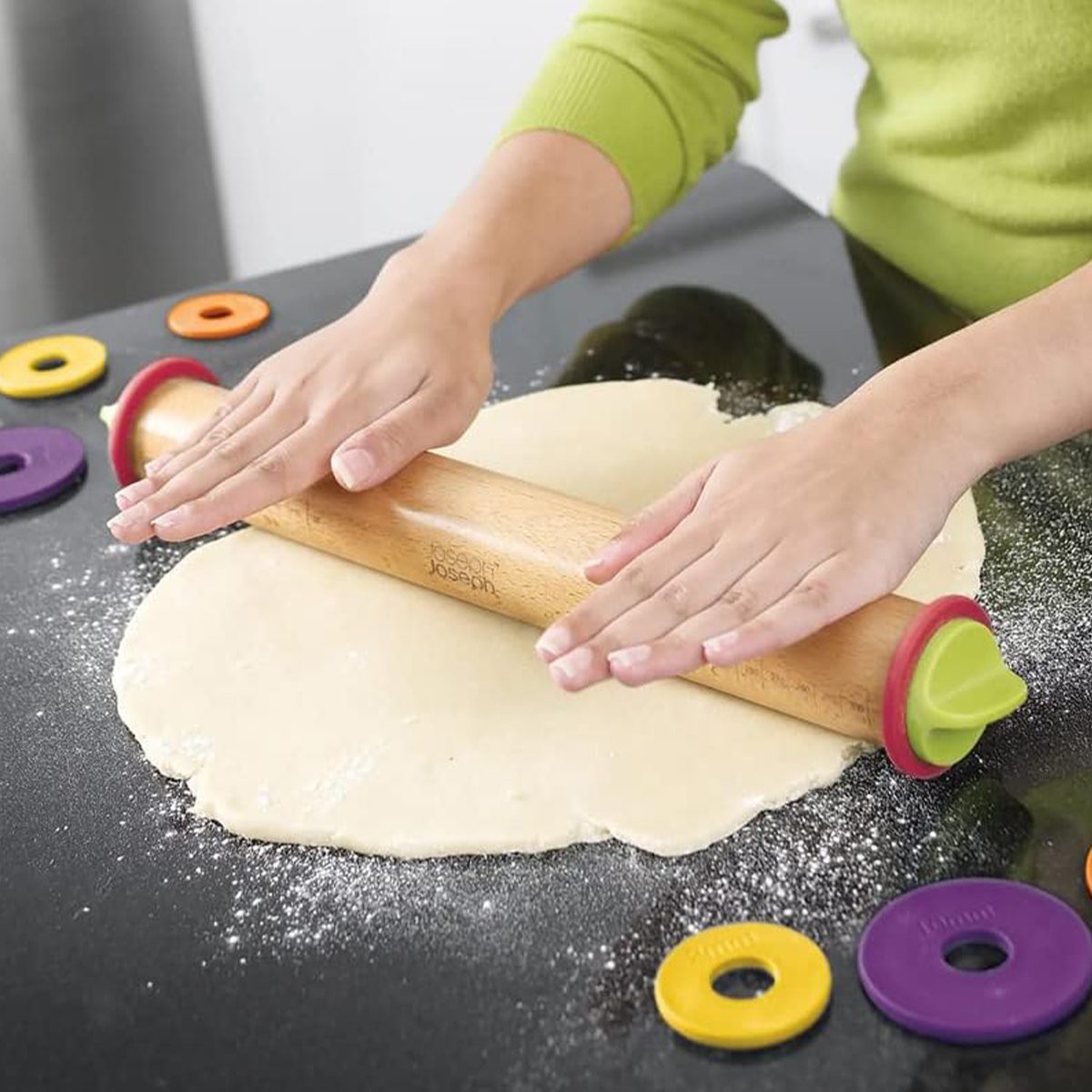 Rolling Pin With Guides