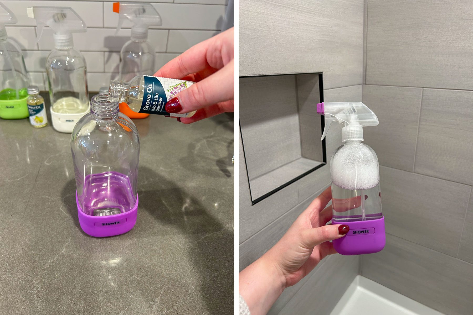 Filling empty bottle