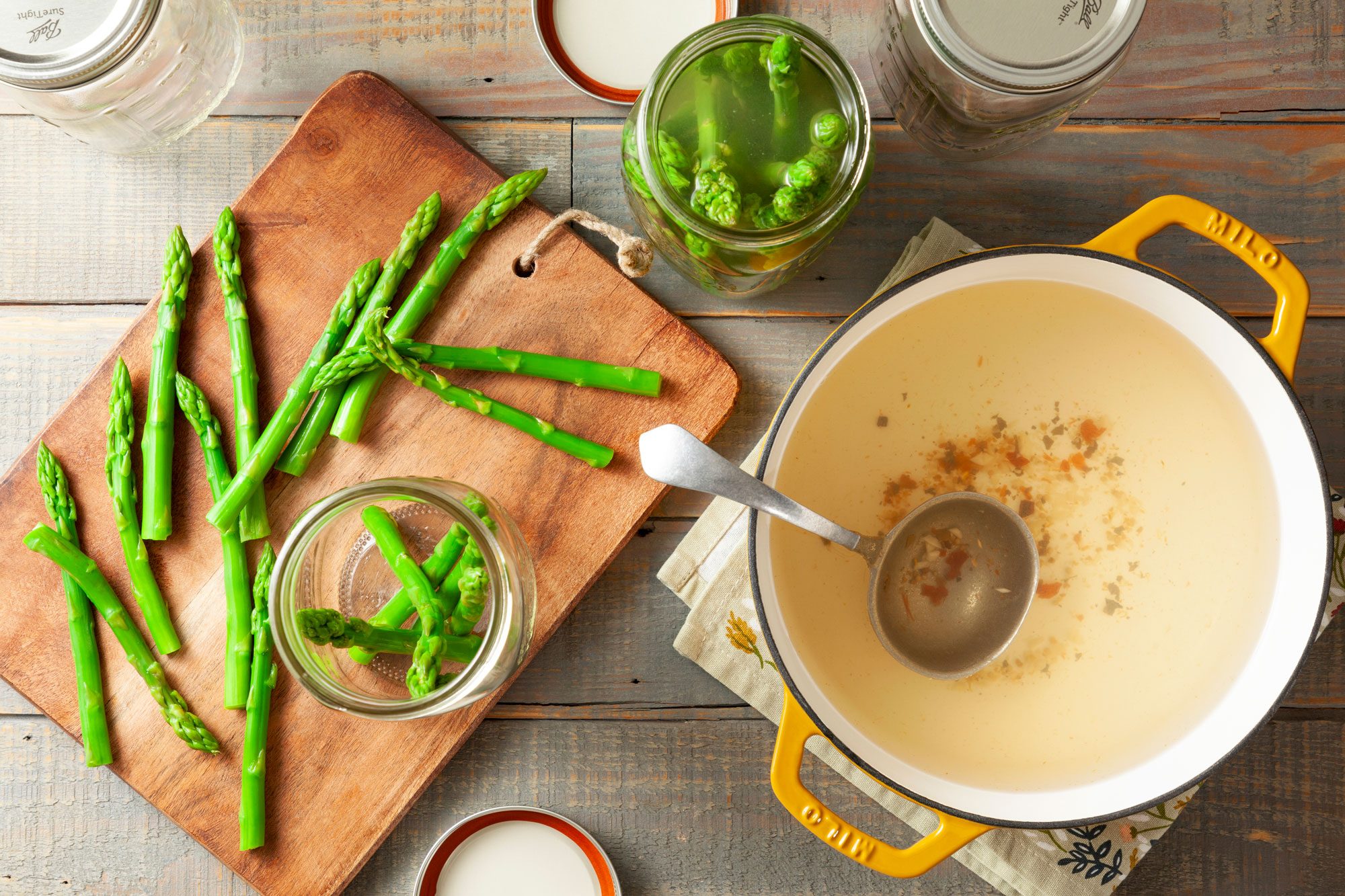 Blanch the Asparagus