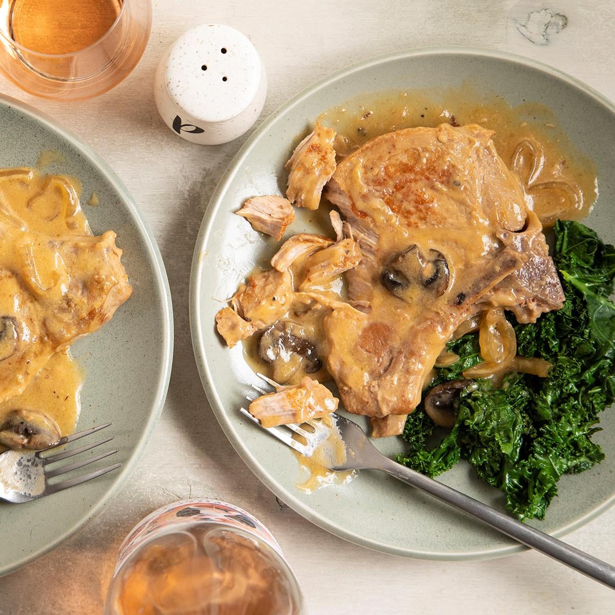Crockpot Smothered Pork Chops