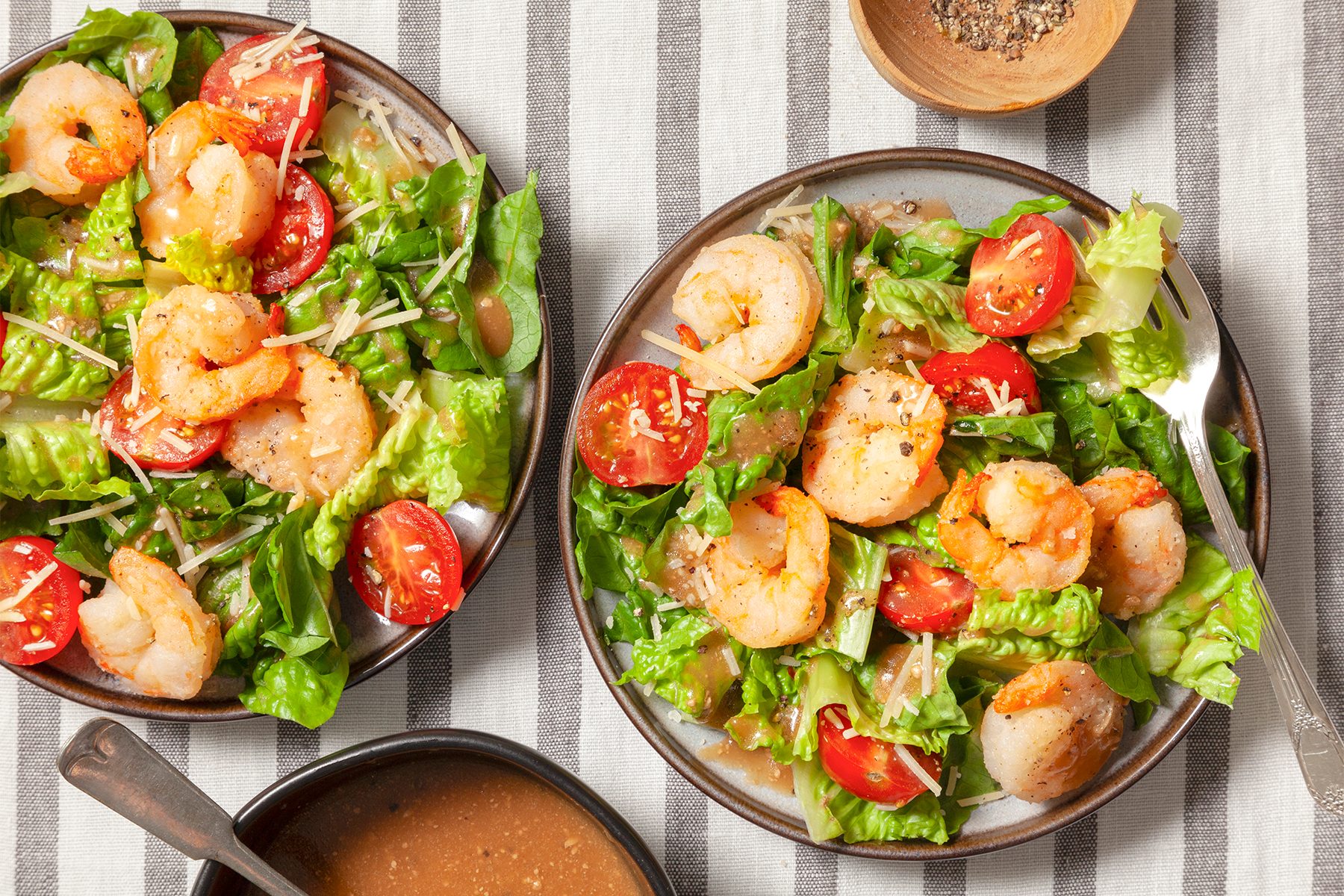 Crispy Shrimp Caesar Salad