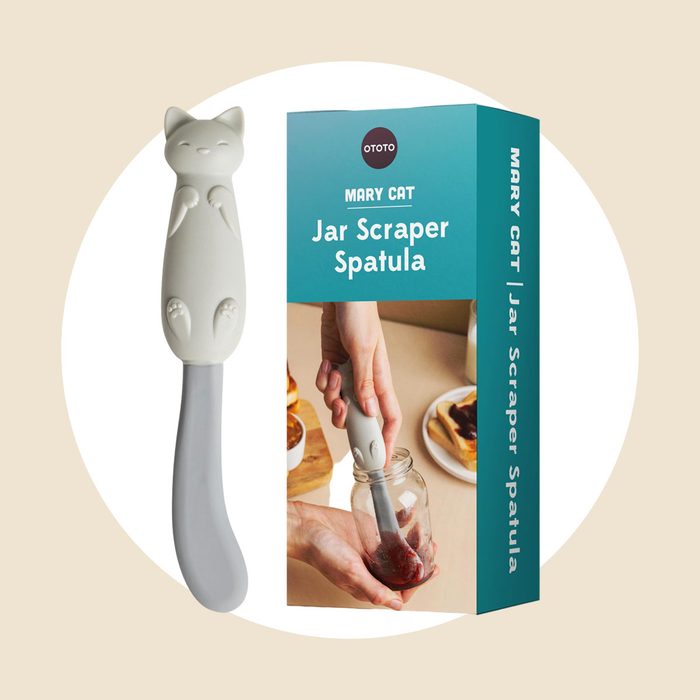 Mary Cat Jar Scraper Spatula By Ototo