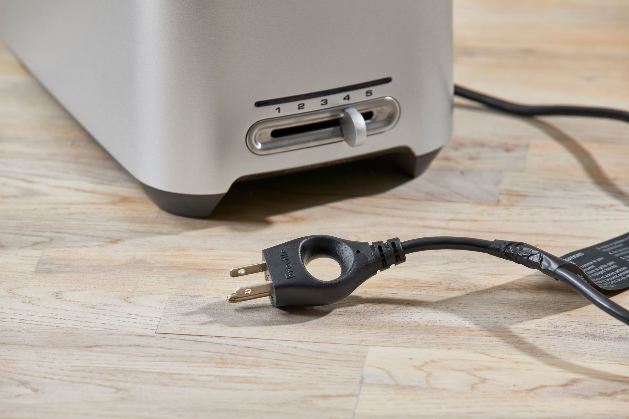 Breville Toaster on Wooden Kitchen Countertop