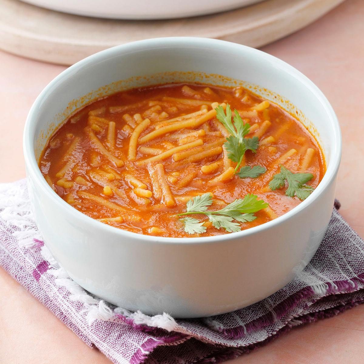 Sopa de Fideo (Mexican Noodle Soup)