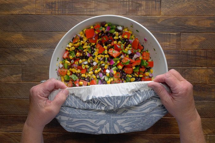 Cover tightly and refrigerate until ready