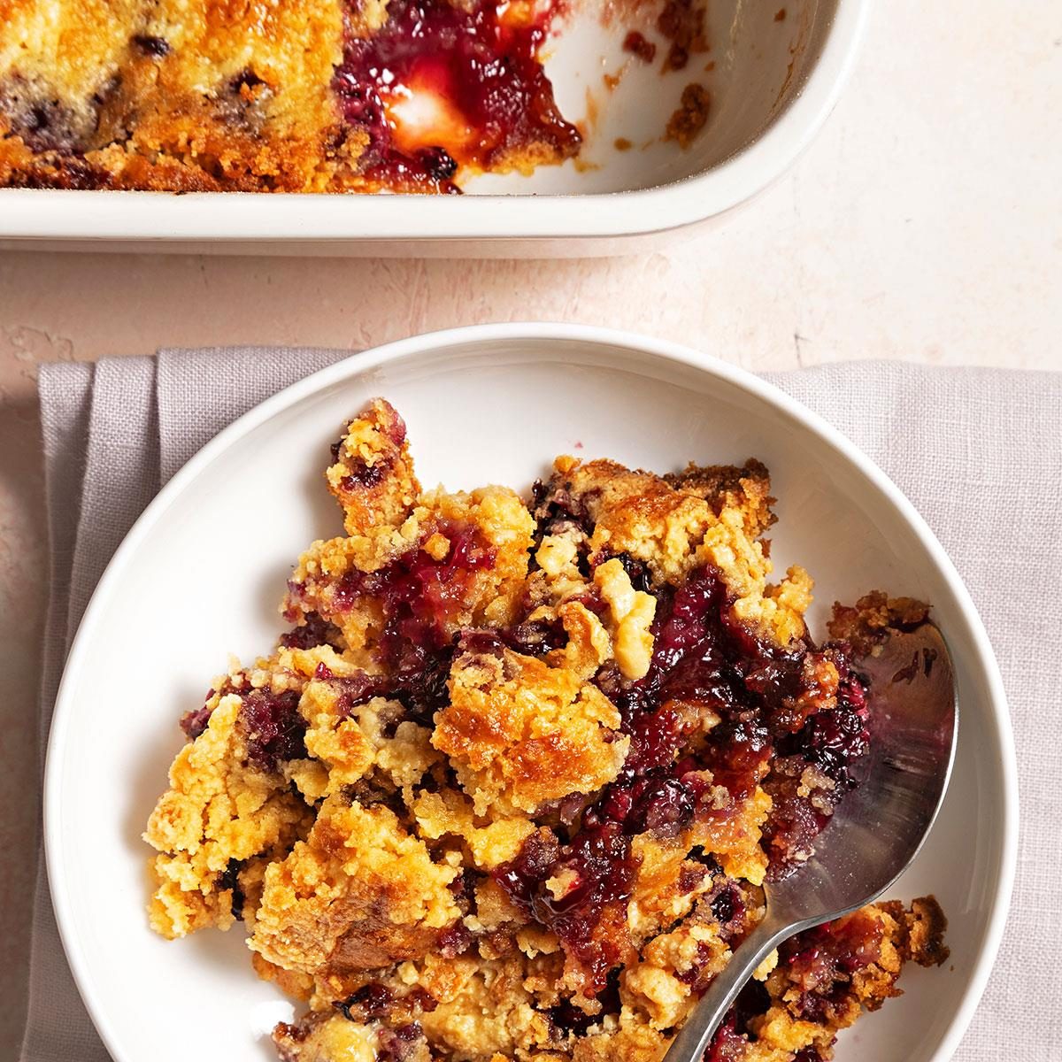 Blackberry Dump Cake