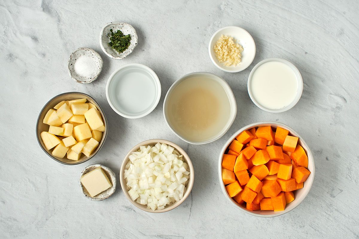 Ingredients for soup