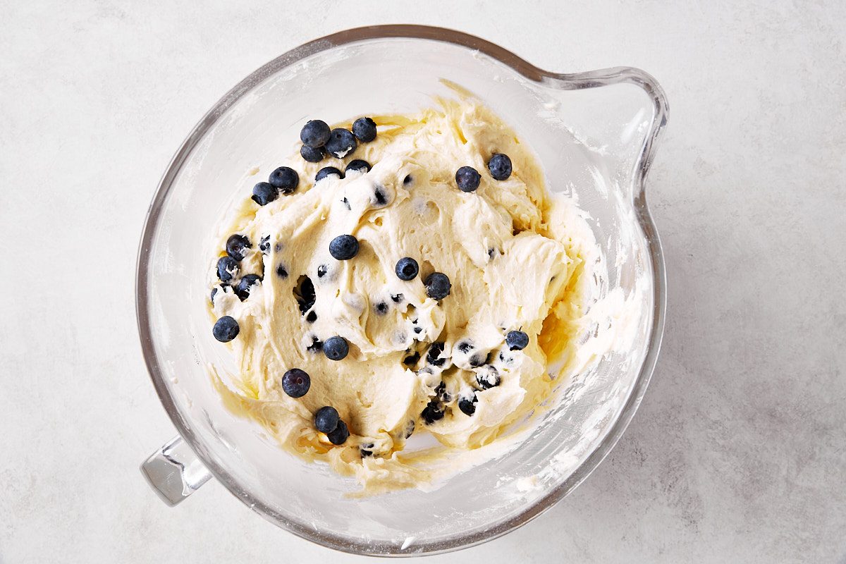 Step 1 Blueberry Coffee Cake, finished batter