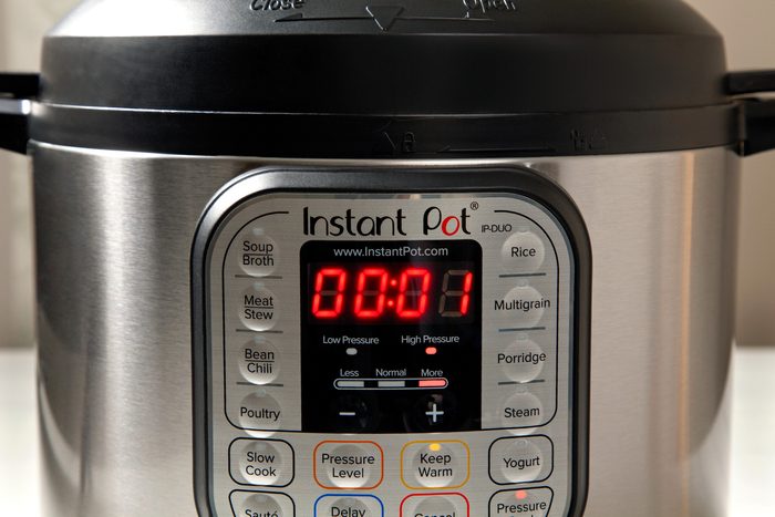 Instant Pot setting at high temperature