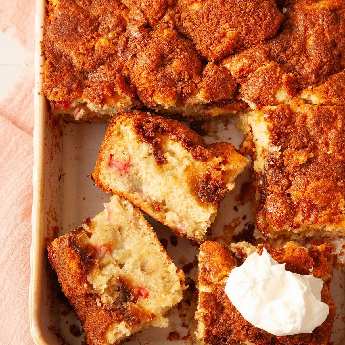 Rhubarb Coffee Cake