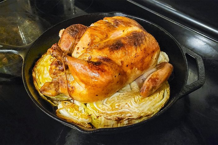 Porter Road Chicken on skillet