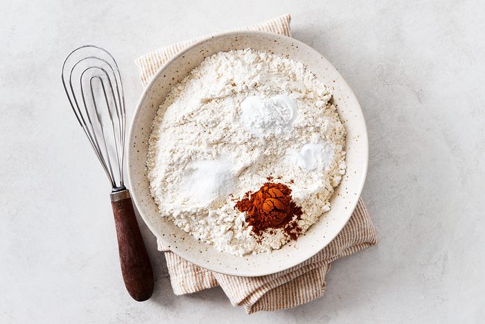 Vegan Zucchini Bread Step 2; combining dry ingredients