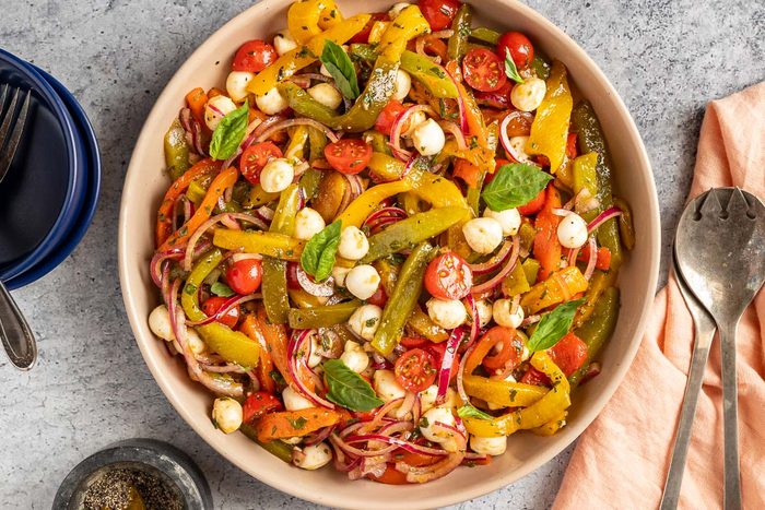 Taste of Home Roasted Pepper Salad photo of finished recipe.