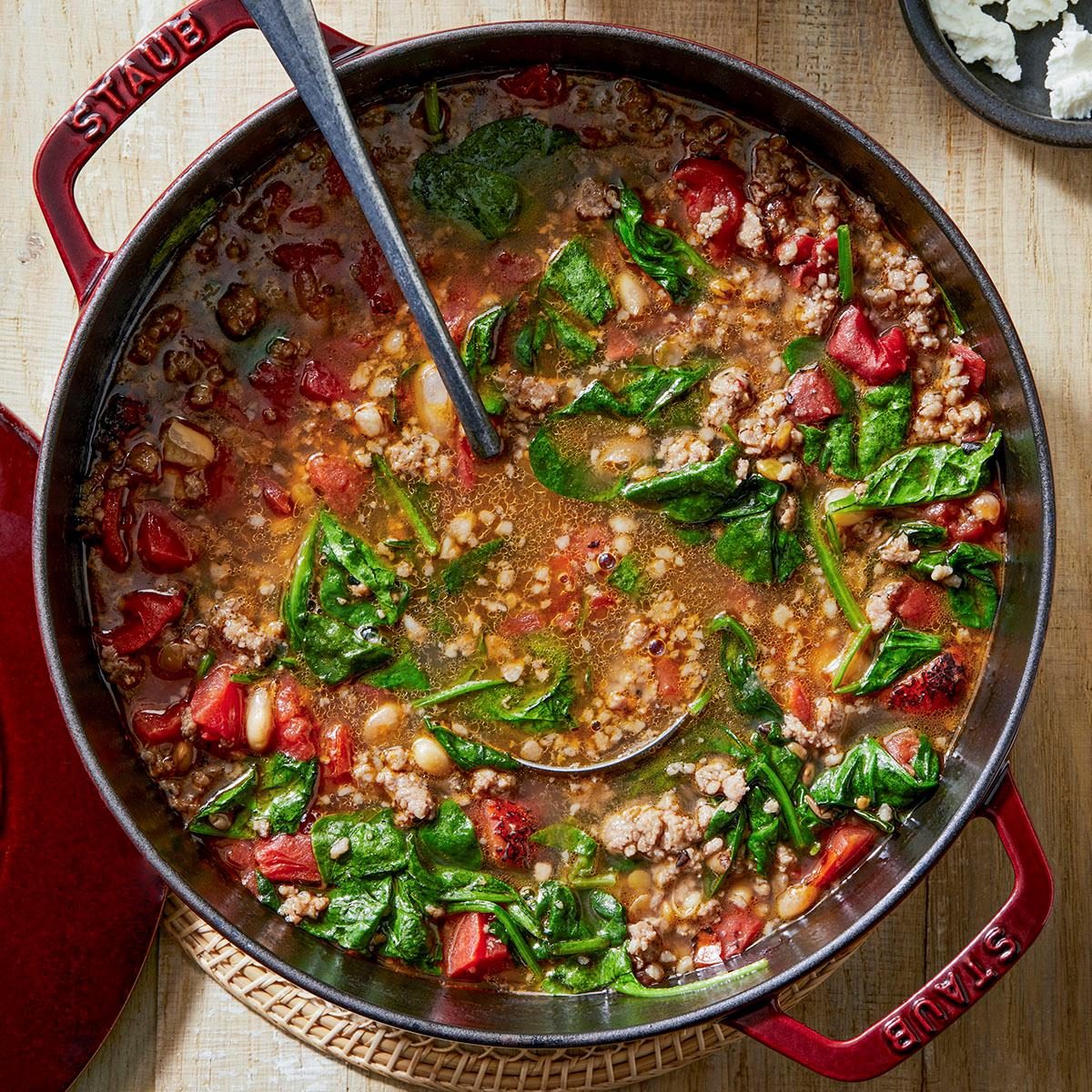 Sausage and Lentil Soup