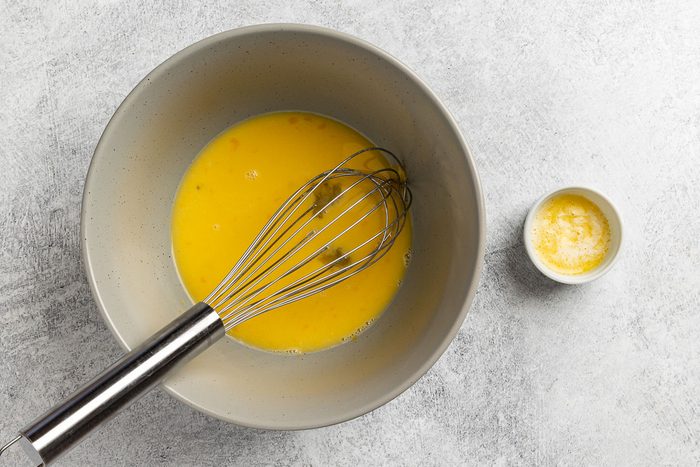 wet ingredients in a mixing bowl.